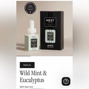 🍃‼️SOLD OUT‼️ Nest Eucalyptus & Wild Mint Pura refill